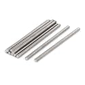 uxcell M6 x 120mm 304 Stainless Steel Fully Threaded Rods Fasteners Silver Tone 10 Pcs