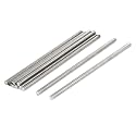 uxcell M6 x 160mm 304 Stainless Steel Fully Threaded Rods Hardware Silver Tone 10 Pcs