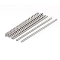 uxcell M6 x 180mm 304 Stainless Steel Fully Threaded Rod Bar Studs Fasteners 10 Pcs
