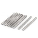 uxcell M6 x 70mm 304 Stainless Steel Male Threaded Rod Bar Studs Silver Tone 10 Pcs