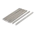 uxcell M8 x 150mm 304 Stainless Steel Fully Threaded Rods Bar Studs Fasteners 10 Pcs