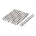 uxcell M8 x 70mm 1.25mm Pitch 304 Stainless Steel Fully Threaded Rods Bar Studs 10 Pcs