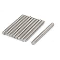 uxcell M8 x 80mm 1.25mm Pitch 304 Stainless Steel Fully Threaded Rods Bar Studs 10 Pcs