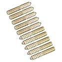 uxcell M8x50mm Hanger Bolts, 12pcs Double Ended Thread Dowel Screws for Wood Furniture