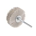 uxcell Nylon Wheel Brush 1000 Grits Abrasive Grinding Head with 6mm Threaded Shank