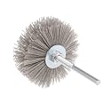 uxcell Nylon Wheel Brush 180 Grits Abrasive Grinding Head with 6mm Threaded Shank