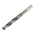 uxcell Reduced Shank Twist Drill Bits 13mm Black Nitride &amp; Gold Titanium Coated High Speed Steel 4341 with 10mm (3/8") Shank for Stainless Steel Alloy Metal Plastic Wood