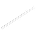 uxcell Rigid Round Clear Tubing 10mm(25/64'') ID x 11mm(7/16'') OD x 1Ft Length Plastic Tube 2pcs