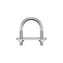 uxcell Round U-Bolts, 3 Sets 29mm(1.14") Inner Width 47mm Length M6 304 Stainless Steel U Clamp Bolt with Nuts and Plates, for Boat Trailer