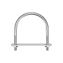 uxcell Round U-Bolts, 3 Sets 50mm(1.97") Inner Width 68mm Length M6 304 Stainless Steel U Clamp Bolt with Nuts and Plates, for Boat Trailer
