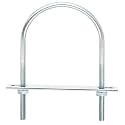 uxcell Round U-Bolts, 6 Set 90mm Inner Width 150mm Length M8 Zinc-Plated Carbon Steel U Clamp Bolt with Nuts and Plates, for Boat Trailer