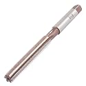 uxcell Square End 8mm Cutting Diameter 6 Flutes HSS Hand Reamer Milling Cutter Brown Silver Tone