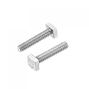 uxcell Square Head Bolt, 2pcs M5x20mm Fully Thread 304 Stainless Steel Grade C Square Machine Screws