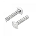 uxcell Square Head Bolt, 2pcs M8x30mm Fully Thread 304 Stainless Steel Grade C Square Machine Screws