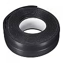 uxcell Waterproof Seal Caulk Strip Tape Self Adhesive 0.87" W x 10.5'L PVC Sealing Tape for Kitchen Bathroom Black