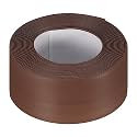 uxcell Waterproof Seal Caulk Strip Tape Self Adhesive 1.5" W x 10.5'L PVC Sealing Tape for Kitchen Bathroom Brown