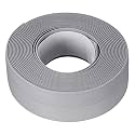 uxcell Waterproof Seal Caulk Strip Tape Self Adhesive 0.87" W x 10.5'L PVC Sealing Tape for Kitchen Bathroom Grey