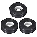 uxcell Waterproof Seal Caulk Strip Tape Self Adhesive 0.87" W x 10.5'L PVC Sealing Tape for Kitchen Bathroom Black 3Pcs