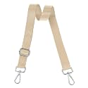 uxcell Wide Shoulder Strap, 2.5cm Adjustable Purse Strap Replacement Crossbody Strap for Shoulder Bag Handbag, Light Gold, Silver Pull Core Buckle