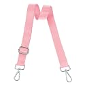 uxcell Wide Shoulder Strap, 2.5cm Adjustable Purse Strap Replacement Crossbody Strap for Shoulder Bag Handbag, Pink, Silver Pull Core Buckle