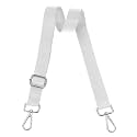 uxcell Wide Shoulder Strap, 2.5cm Adjustable Purse Strap Replacement Crossbody Strap for Shoulder Bag Handbag, Silver, Silver Pull Core Buckle