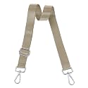 uxcell Wide Shoulder Strap, 2.5cm Adjustable Purse Strap Replacement Crossbody Strap for Shoulder Bag Handbag, Khaki, Silver Pull Core Buckle
