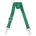 uxcell Wide Shoulder Strap, 2.5cm Adjustable Purse Strap Replacement Crossbody Strap for Shoulder Bag Handbag, Green, Silver Pull Core Buckle