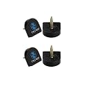uxcell Women's Replacement Tap Caps for Heel Tip Shoe U Shape 2 Pairs