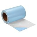 uxcell Wood Grain Tape, 4" x33 Ft Self Adhesive Wood Grain Repair Patch for Baseboards, Doors, Floor Repair, Furniture Home Decor Sky Blue