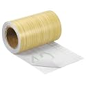 uxcell Wood Grain Tape, 4" x33 Ft Self Adhesive Wood Grain Repair Patch for Baseboards, Doors, Floor Repair, Furniture Home Decor Yellow Fir