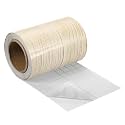uxcell Wood Grain Tape, 4" x33 Ft Self Adhesive Wood Grain Repair Patch for Baseboards, Doors, Floor Repair, Furniture Home Decor White Maple