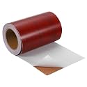 uxcell Wood Grain Tape, 4" x33 Ft Self Adhesive Wood Grain Repair Patch for Baseboards, Doors, Floor Repair, Furniture Home Decor Red Wood