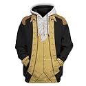 Uyecos Historical Hoodie Revolutionary War Uniform Top