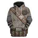 Uyecos Historical Hoodie Revolutionary War Uniform Top