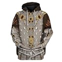 Uyecos Historical Hoodie Revolutionary War Uniform Top