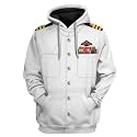 Uyecos Historical Hoodie Revolutionary War Uniform Top