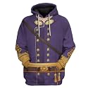 Uyecos Historical Hoodie Revolutionary War Uniform Top