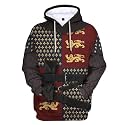 Uyecos Historical Hoodie Revolutionary War Uniform Top