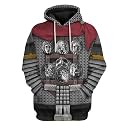 Uyecos Historical Hoodie Revolutionary War Uniform Top
