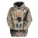 Uyecos Historical Hoodie Revolutionary War Uniform Top
