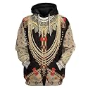 Uyecos Historical Hoodie Revolutionary War Uniform Top