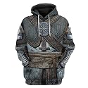 Uyecos Historical Hoodie Revolutionary War Uniform Top