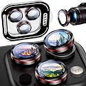 Uyiton for iPhone 17/16/15/14 (Pro Max &amp; Pro) Camera Lens Protector