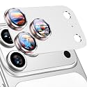 Uyiton for iPhone 17 Pro Camera Lens Protector, Metal Frame Glass Cover