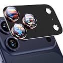 Uyiton for iPhone 17 Pro Camera Lens Protector, Metal Frame Glass Cover