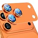 Uyiton for iPhone 17 Pro Max Camera Lens Protector, Metal Frame Glass Cover