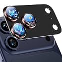Uyiton for iPhone 17 Pro Max Camera Lens Protector, Metal Frame Glass Cover