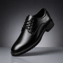 UZ TRADE Comfortable Black Formal Lace-Up Shoes