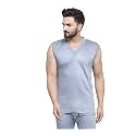 UZARUS Men39s Sleeveless Solid V Neck Thermal
