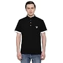 UZARUS Men39s Solid Cotton Regular Fit Polo